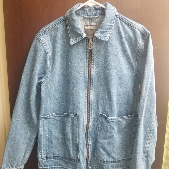 denim harrington jacket